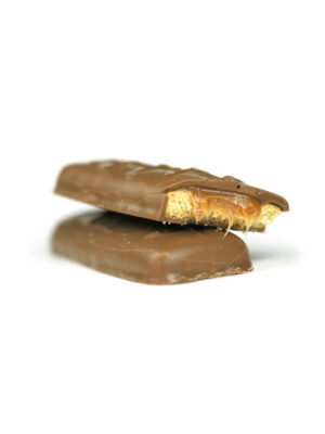 BARRES caramel cacahuète enrobées de chocolat