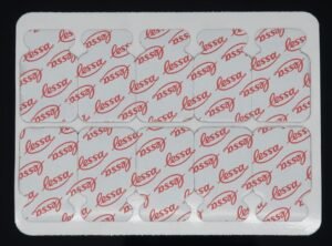 Electrodes de bio-impédancemétrie 21x35mm